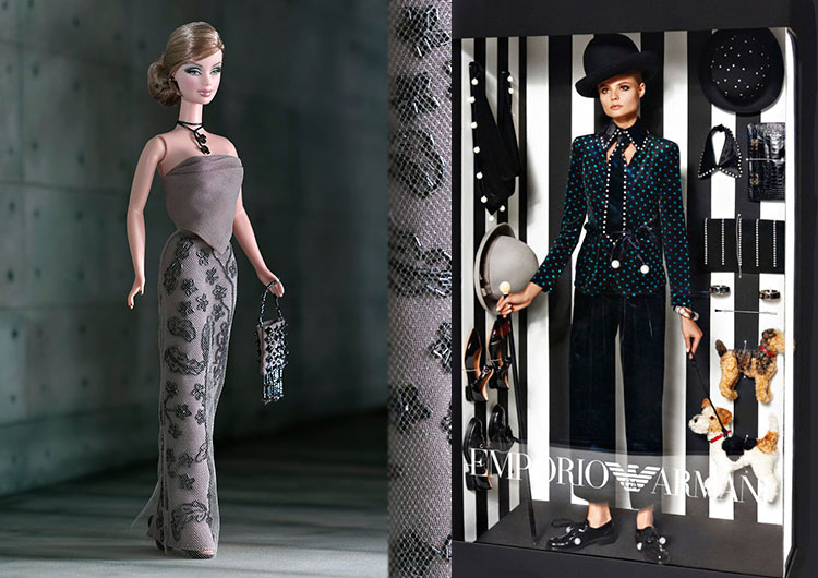 betreden Oprechtheid Populair Giorgio Armani Barbie Doll - Perfectory Barbie Edition