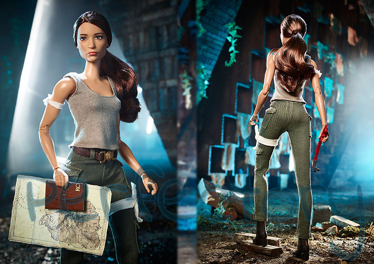 lara croft barbie doll